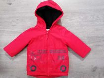 Mothercare kabát piros, tűzoltóautó mintás (74)