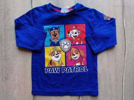 Next póló h.ujjú kék, Paw Patrol mintás Új-címkés (80)