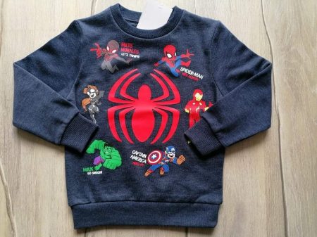 C&A pulóver feliratos, Marvel mintás Új-címkés (134) 