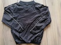 Kültéri edző pulóver/esőálló, fekete színű (134)