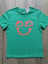 Next póló zöld színű, mosoly mintás Új-címkés (134)