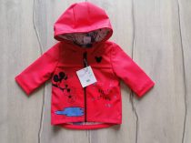 F&F kabát átmeneti piros, Mickey mintás Új-címkés (62)