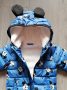F&F kabát kék, Mickey mintás Új-cimkés (80)