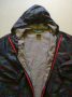 Avenue kabát átmeneti, színes kockás, kapucnis (128)