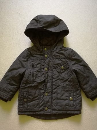 F&F kabát, szürke színű, sok zsebes (86)