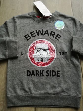 H&M pulóver simogatós Star Wars mintás ÚJ-címkés (110)