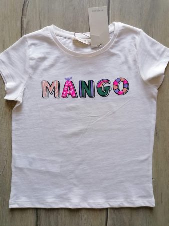 Mango póló, színes feliratos Új-címkés (116)