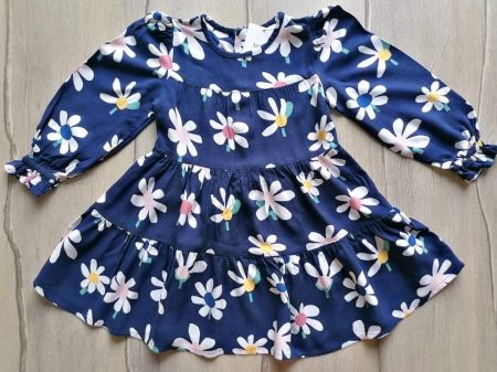 M&S ruhácska s.kék, nagy virág mintás Új-címkés (122) 