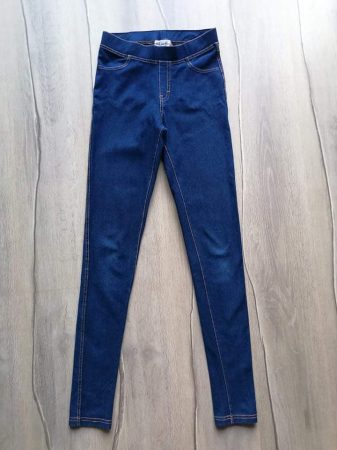 H&M leggings s.kék színű, varrott élű (170)