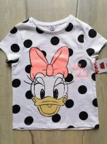Disney póló pöttyös, Daisy mintás Új-címkés (122)