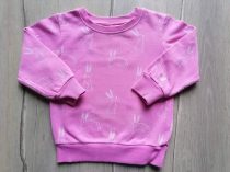 Bluezoo pulóver rózsaszín, nyuszi mintás (92)