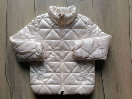 Zara kabát, steppelt, fényes fehér (122)