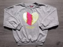 H&M pulóver flitteres szív mintás (122)