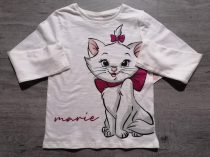 Disney póló h.ujjú Marie cica mintás Új-címkés (110)