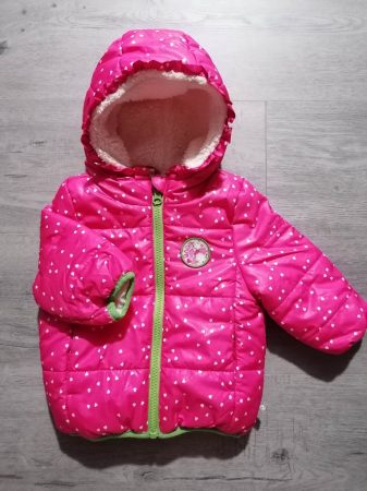 Liegelind kabát rózsaszín, apró sziv mintás (68)