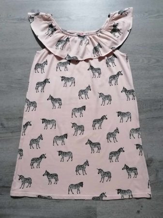 H&M ruhácska ujjatlan, zebra mintás (146)