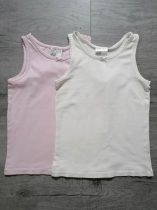 H&M trikó szett 2db-os fehér, rózsaszín (92)