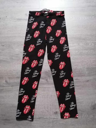 Zara leggings Rolling Stones mintás (134)